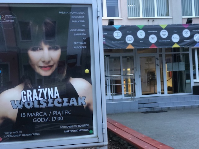 Grażyna Wolszczak w Bibliotece Miejskiej