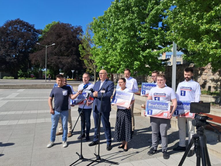 Wyborców jak na lekarstwo. Joachim Brudziński odwiedził Goleniów.