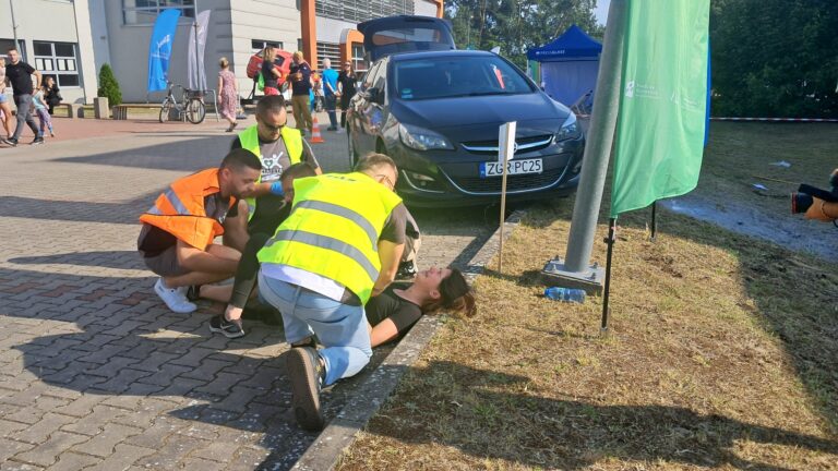 Goleniowskie firmy rywalizowały dzisiaj w zawodach Sztafety Pierwszej Pomocy