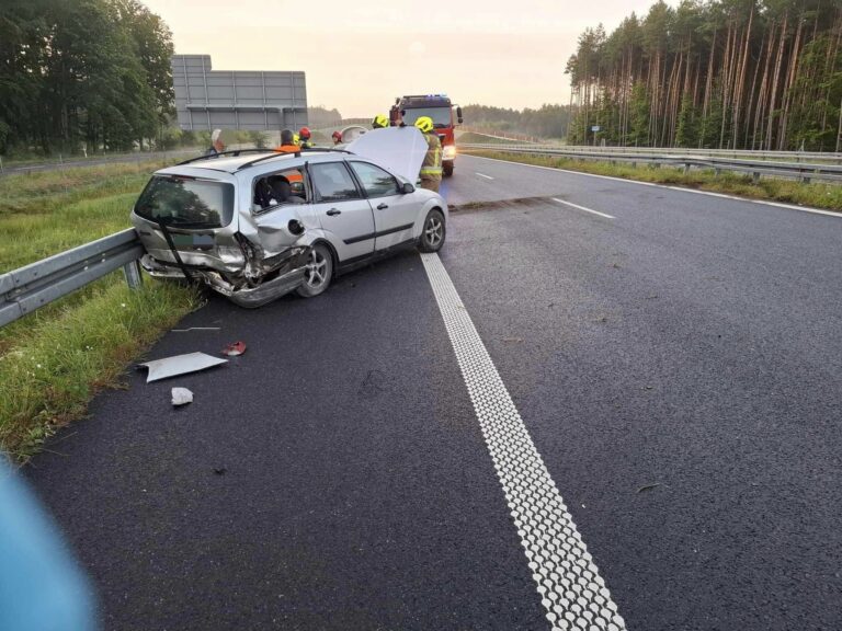 Zderzenie aut pod Babigoszczą na S3