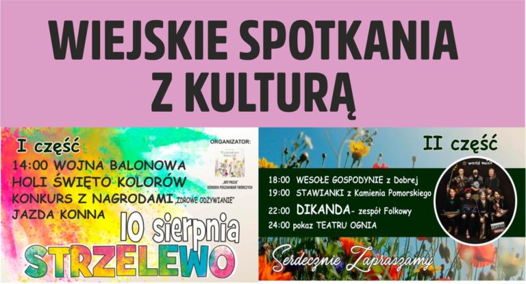 Wiejskie spotkania z kulturą w Strzelewie