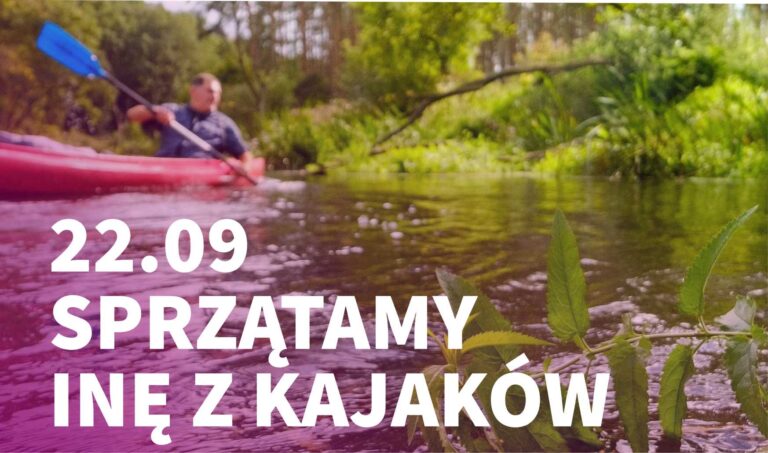 Sprzątanie Iny z kajaków