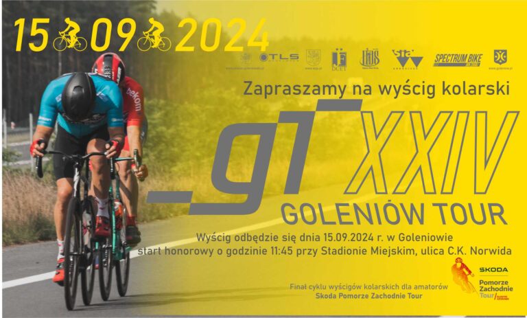 Goleniów Tour 2024 w następną niedzielę 15 września