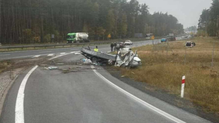 Kolizja na wyjeździe w kierunku Świnoujścia